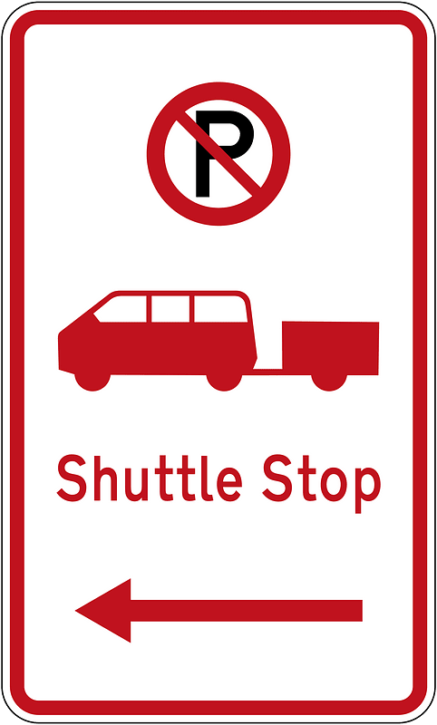New Zealand road sign R6-73.1L