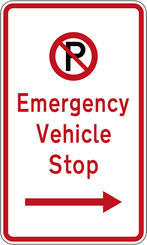 New Zealand road sign R6-79.1R