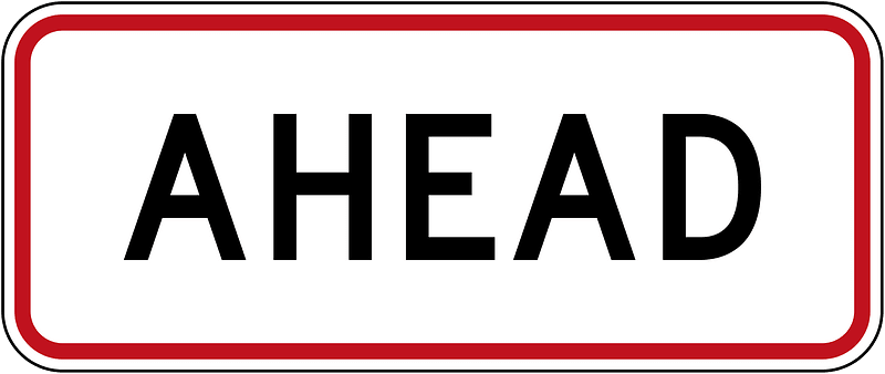 New Zealand road sign R7-2 (obsolete)