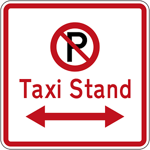 New Zealand road sign R6-72.1LR