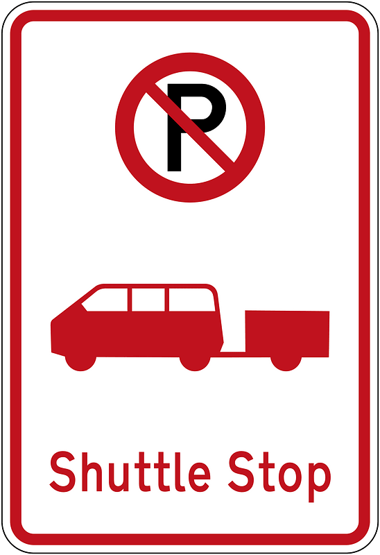 New Zealand road sign R6-73 (obsolete)