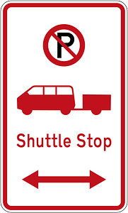 New Zealand road sign R6-73.1LR
