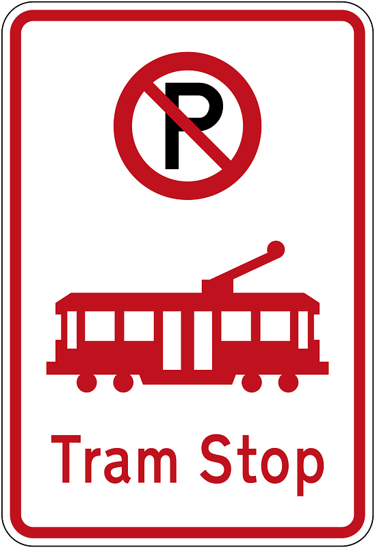 New Zealand road sign R6-74 (obsolete)