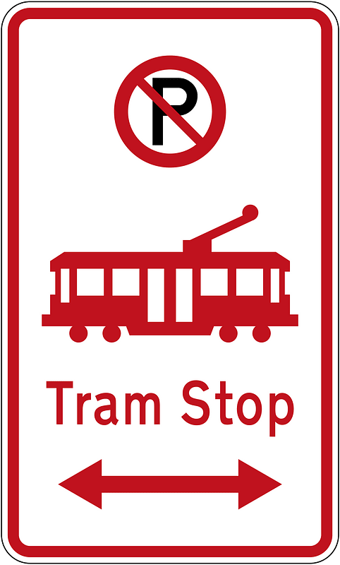 New Zealand road sign R6-74.1LR