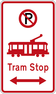 New Zealand road sign R6-74.1LR
