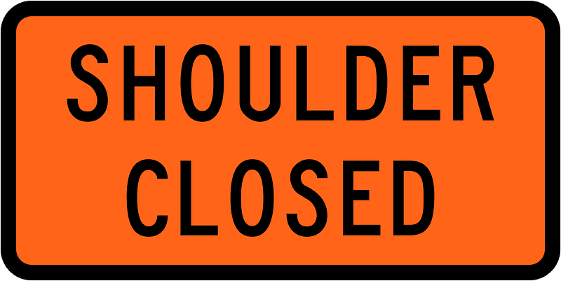 New Zealand road sign W1-1.7A