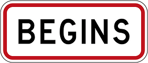 New Zealand road sign R7-2.1
