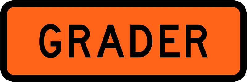New Zealand road sign W1-1.3A-G