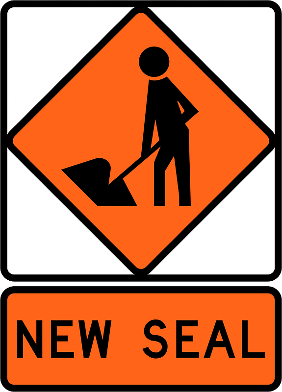 New Zealand road sign W1-1B + W1-1.2B