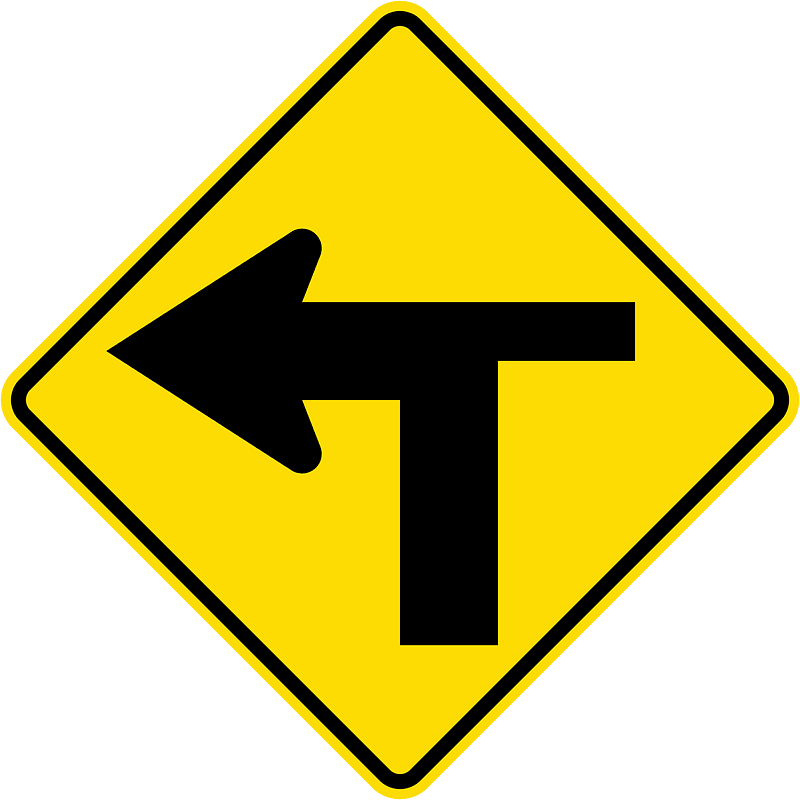 New Zealand road sign W11-3-L (1987–2016)