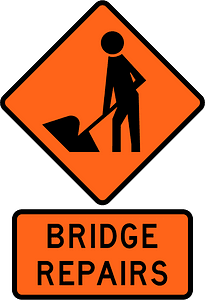 New Zealand road sign W1-1A + W1-1.13A