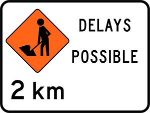 New Zealand road sign W1-3.2