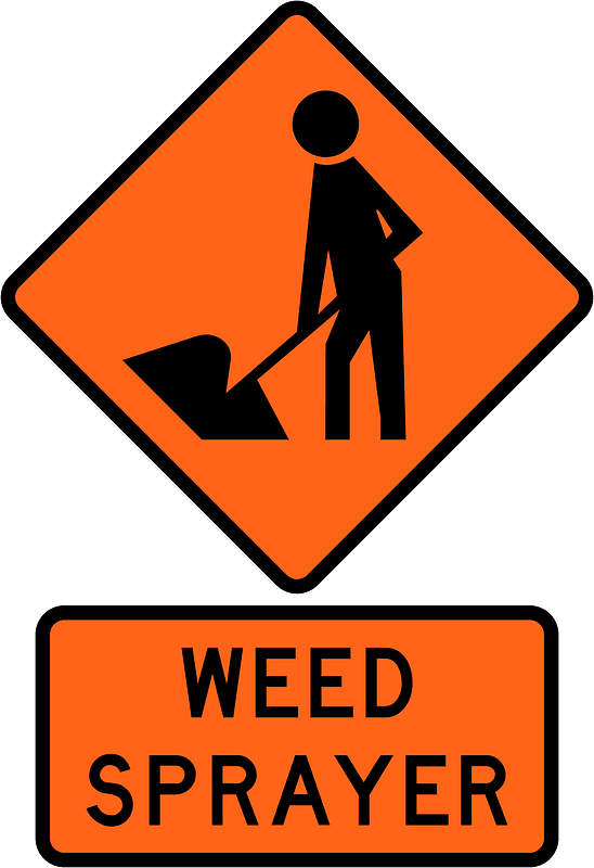 New Zealand road sign W1-1A + W1-1.4A