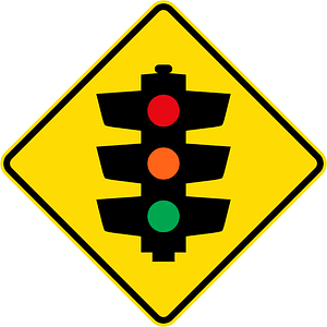New Zealand road sign W10-4