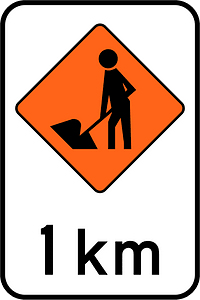 New Zealand road sign W1-2.1