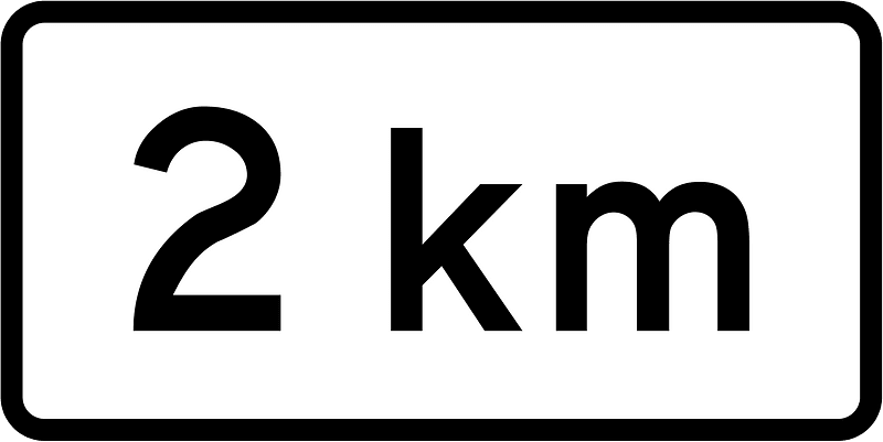 New Zealand road sign W1-2B.2