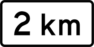 New Zealand road sign W1-2B.2