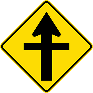 New Zealand road sign W11-2
