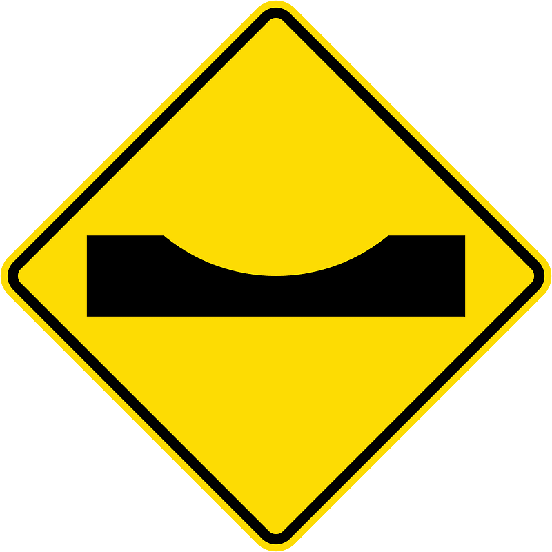 New Zealand road sign W14-3 (1987–2016)