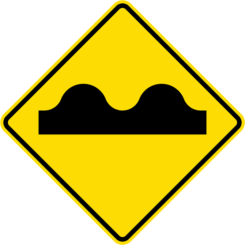New Zealand road sign W14-5 (1987–2016)