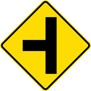 New Zealand road sign W11-4.1-L