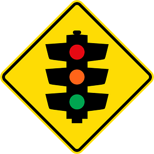New Zealand road sign W10-4 (1987–2016)