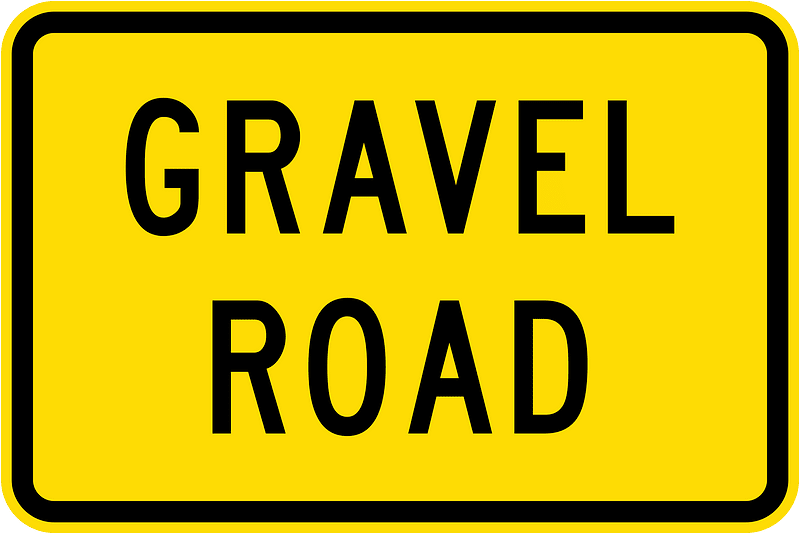 New Zealand road sign W14-7.3