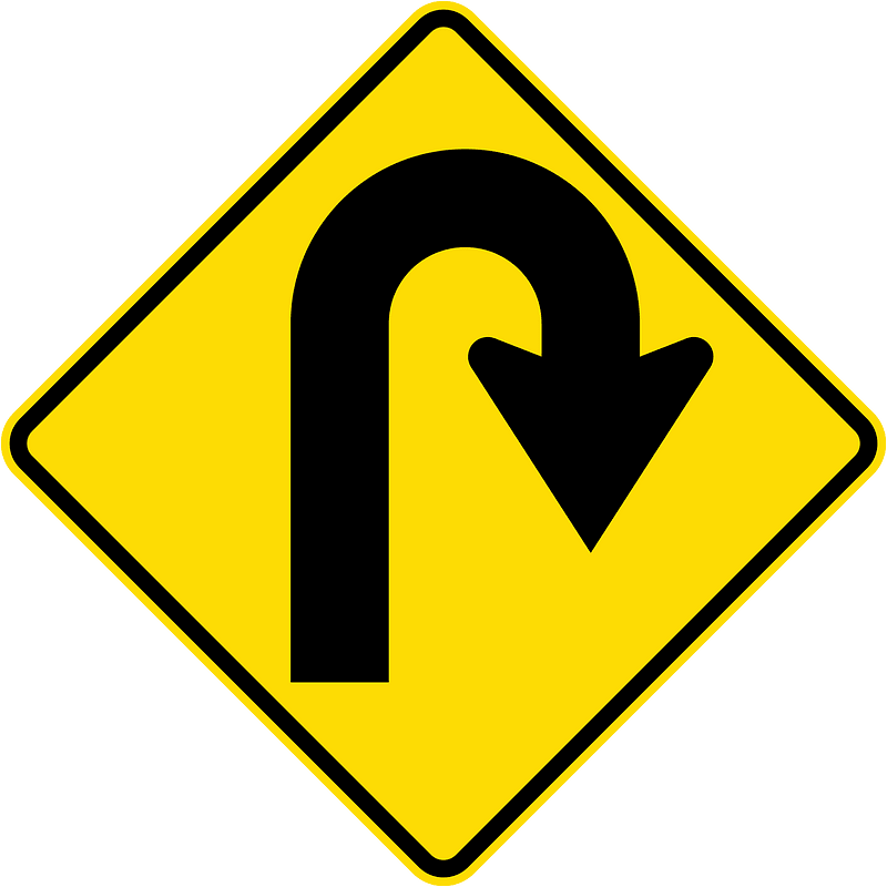 New Zealand road sign W12-1.4-R