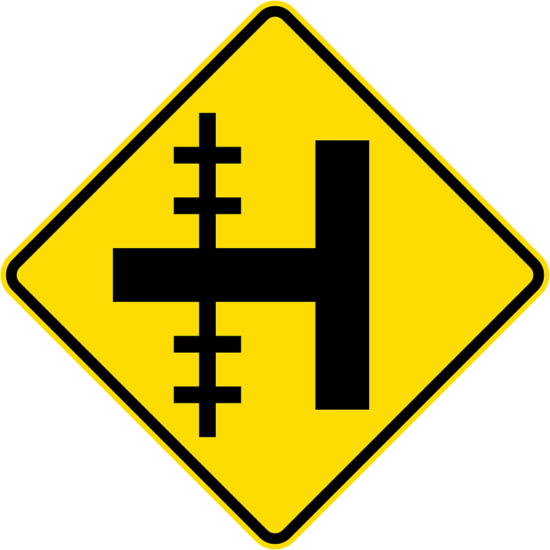 New Zealand road sign W15-1.1-L