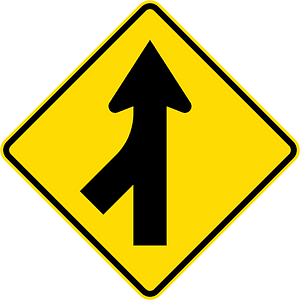 New Zealand road sign W11-6-L