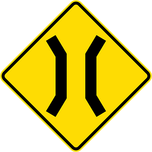 New Zealand road sign W13-2