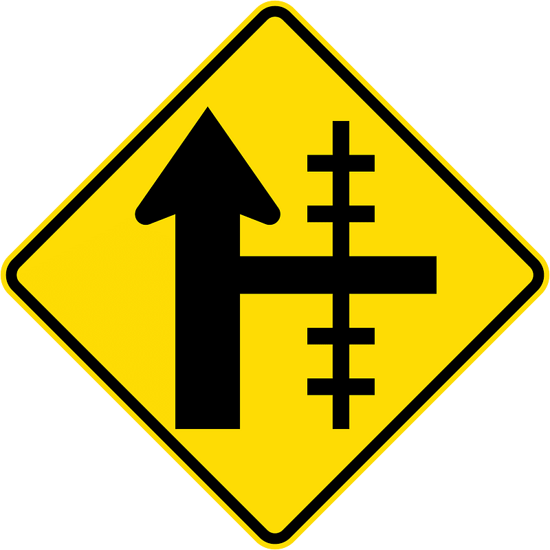 New Zealand road sign W15-1B-R