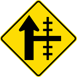 New Zealand road sign W15-1B-R