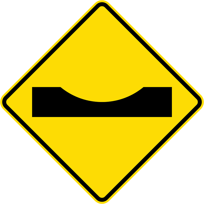 New Zealand road sign W14-3