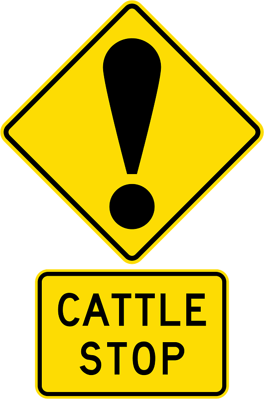 New Zealand road sign W14-8 + W14-8.2 (1987–2016)