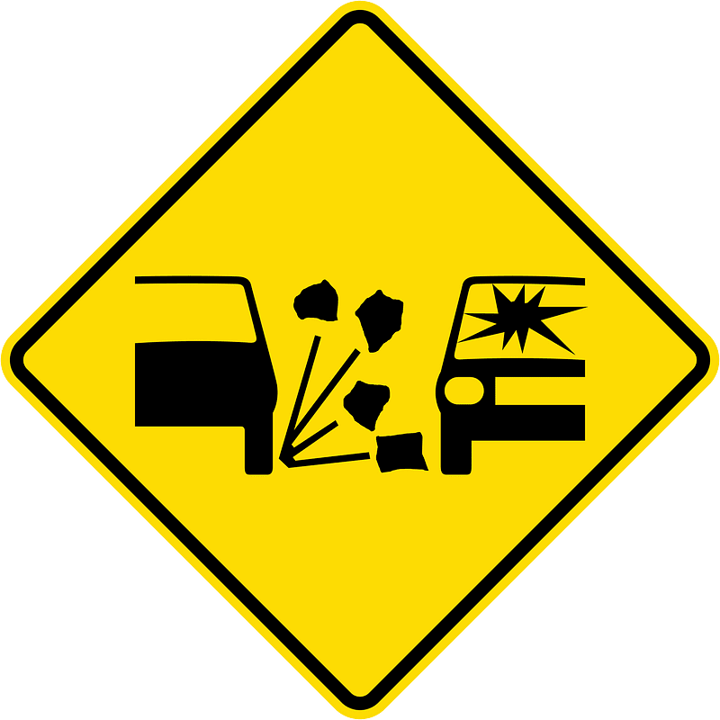 New Zealand road sign W14-7.4 (1987–2016)