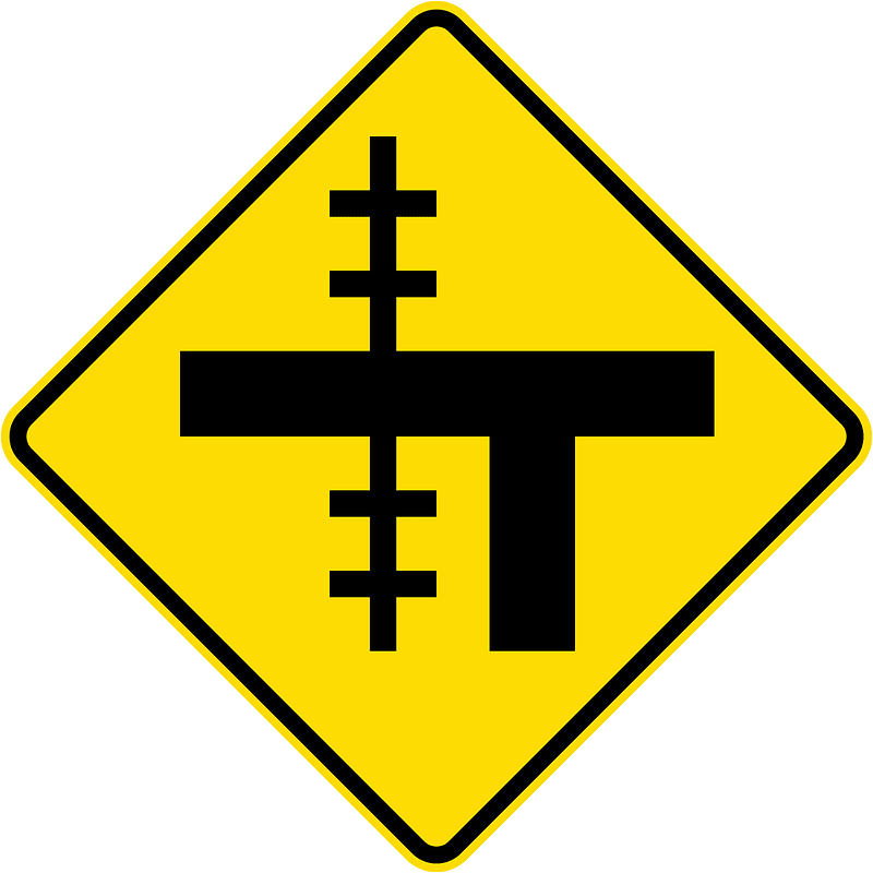 New Zealand road sign W15-2.1-L