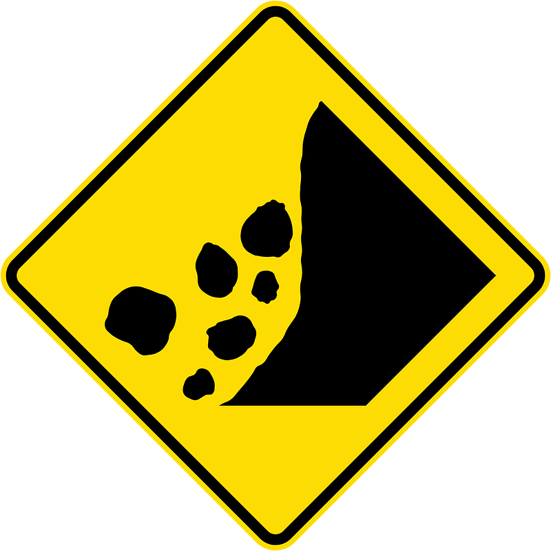 New Zealand road sign W14-6-R
