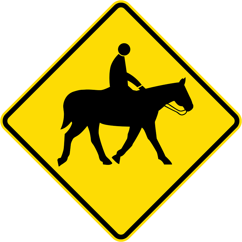 New Zealand road sign W16-8
