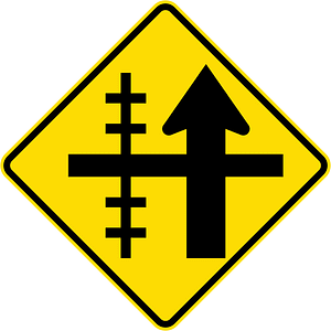 New Zealand road sign W15-1A-L