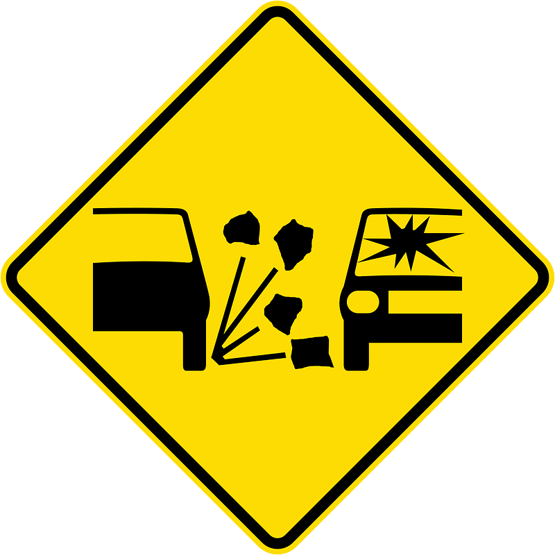New Zealand road sign W14-7.4