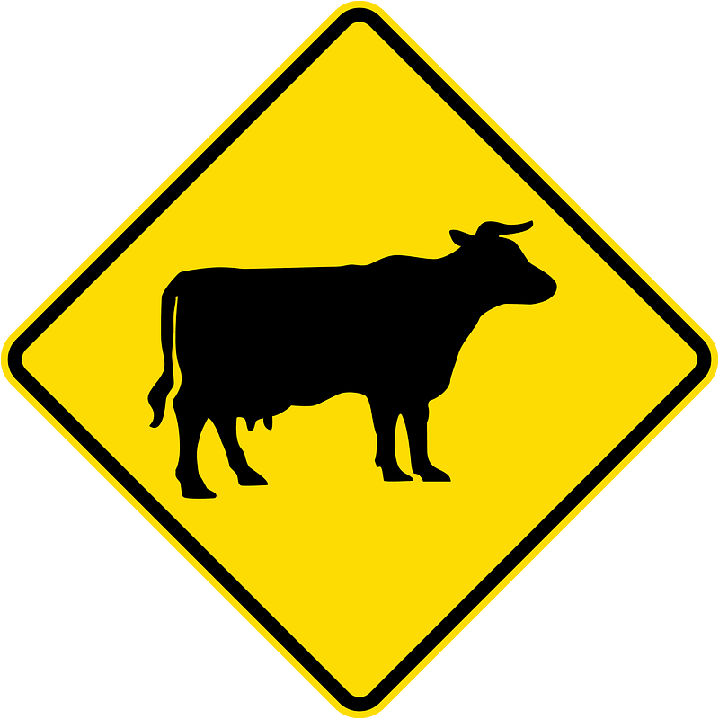 New Zealand road sign W18-3.1