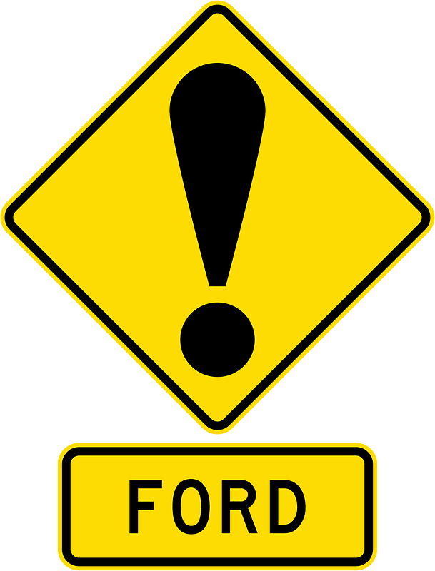 New Zealand road sign W14-8 + W14-8.1