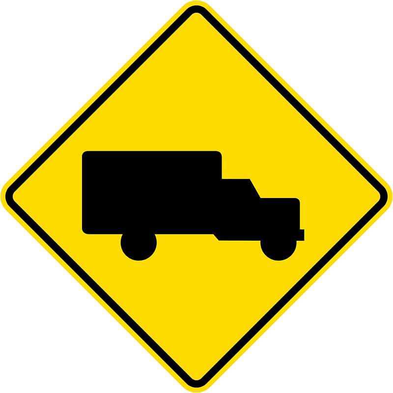 New Zealand road sign W18-4 (1987–2016)