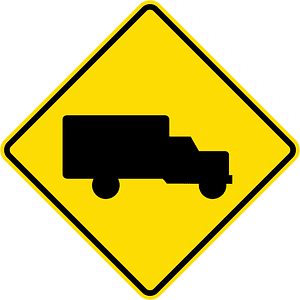 New Zealand road sign W18-4 (1987–2016)