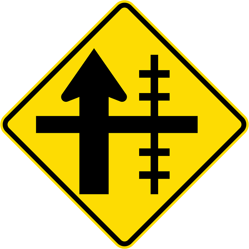 New Zealand road sign W15-1A-R