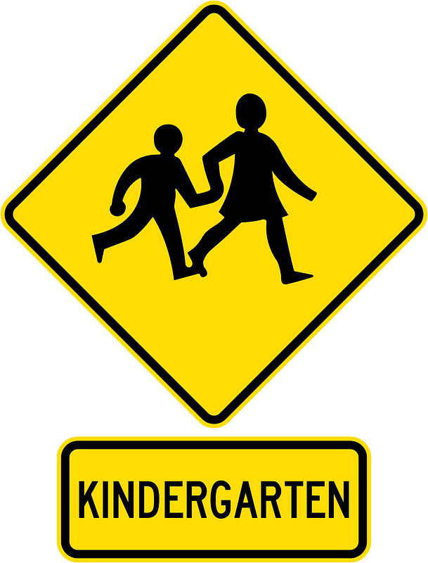 New Zealand road sign W16-4 + W16-5.2