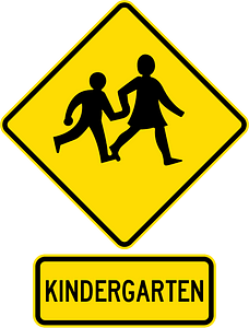 New Zealand road sign W16-4 + W16-5.2