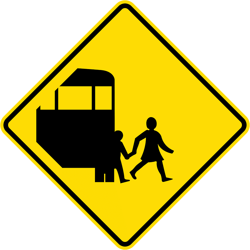 New Zealand road sign W16-6 (1987–2016)