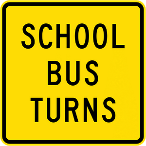New Zealand road sign W16-6.2